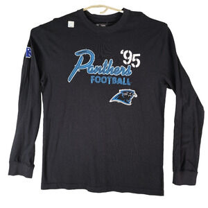 Carolina Panthers Football '95 NFL Team Apparel Cotton Long Sleeve T-Shirt‎ XL